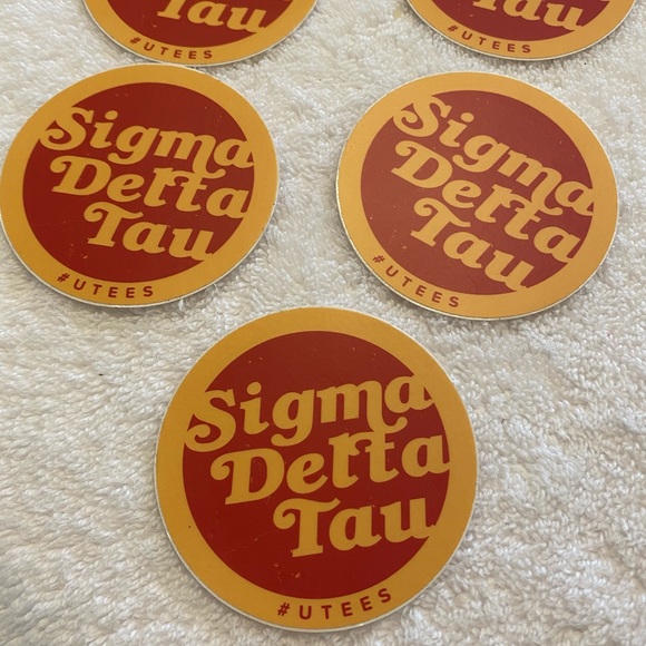 Set of 6 Sigma Delta Tau stickers - Picture 2 of 3